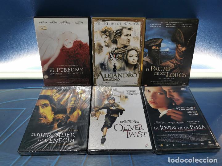 Cine: 6 DVDs - de epoca-ALEJANDRO MAGNO + EL PERFUME + OLIVER TWIST + EL MERCADER DE VENECIA y mas