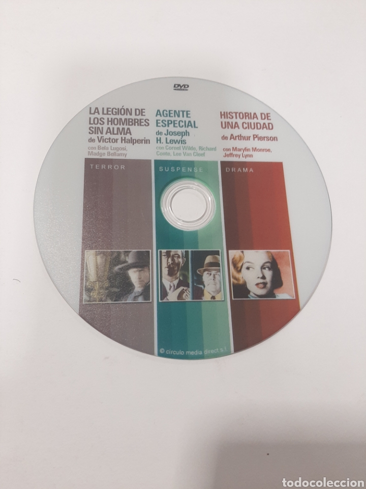 Cine: SD1039 la legi&oacute;n de los hombres sin alma agente especial historia de una ciudad -SOLO DISCO DVD