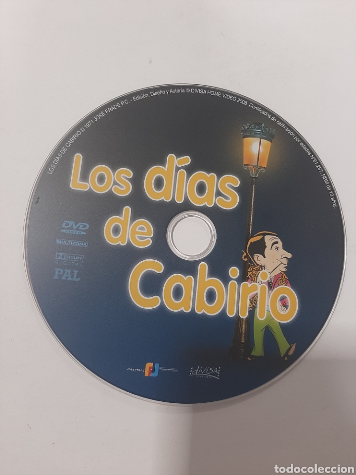 Cine: SD67 los d&iacute;as de cabirio -SOLO DISCO DVD