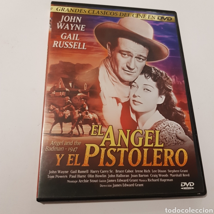 Cin&eacute;ma: DVS25 el &aacute;ngel y el pistolero-DVD SEGUNDA MANO TAPA FINA