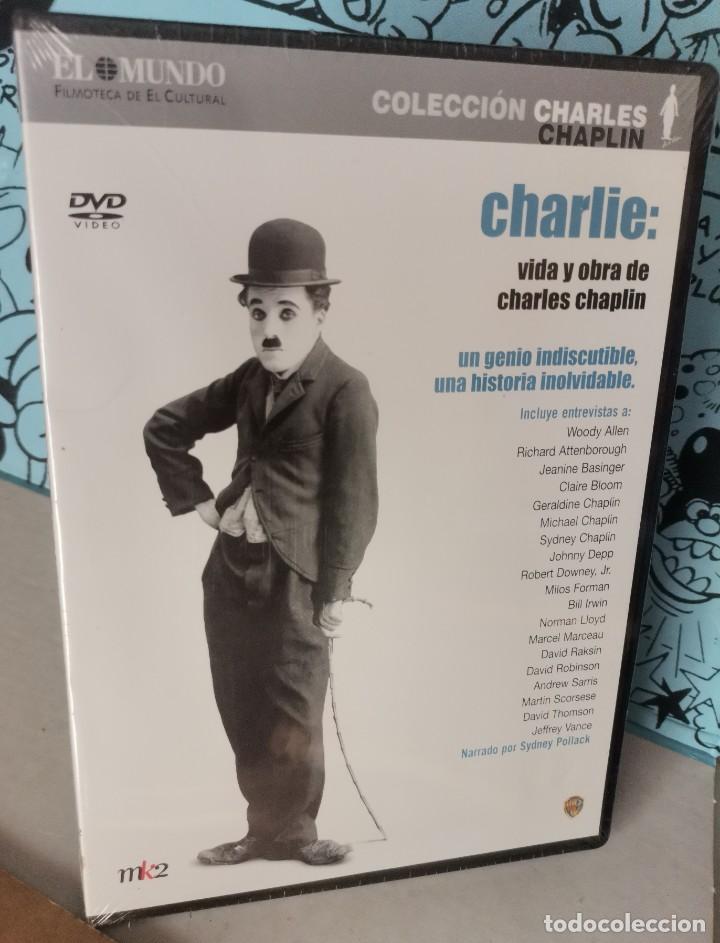 Cine: charlie: vida y obra de charles chaplin. col. el mundo (formato slim) ** precintada **
