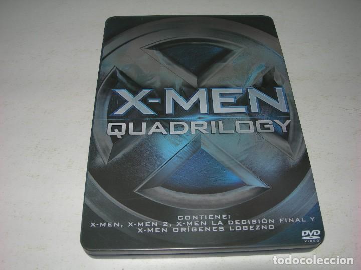Cine: PACK CUATRILOG&Iacute;A X-MEN QUADRILOGY EN DVD - EDICI&Oacute;N COLECCIONISTA STEELBOOK - 4 DISCOS -