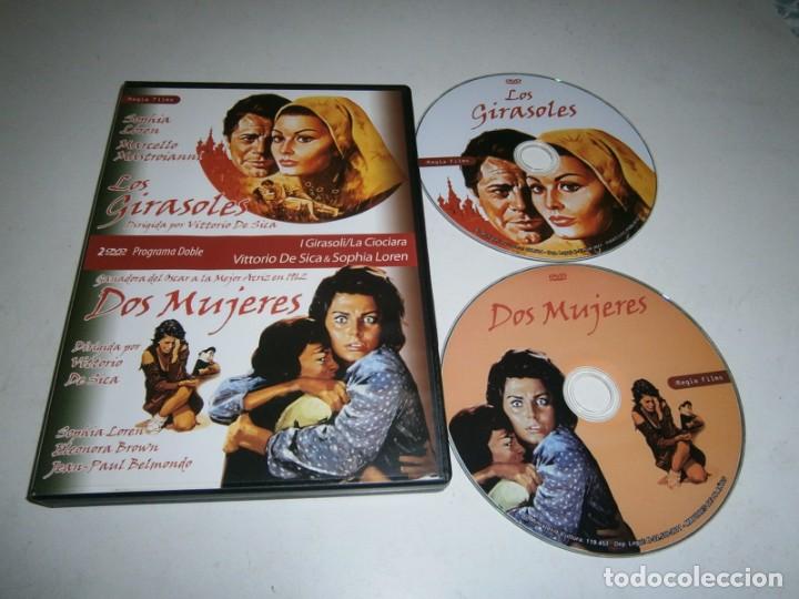 Cinema: 2 PELICULAS EN DVD: LOS GIRASOLES / DOS MUJERES