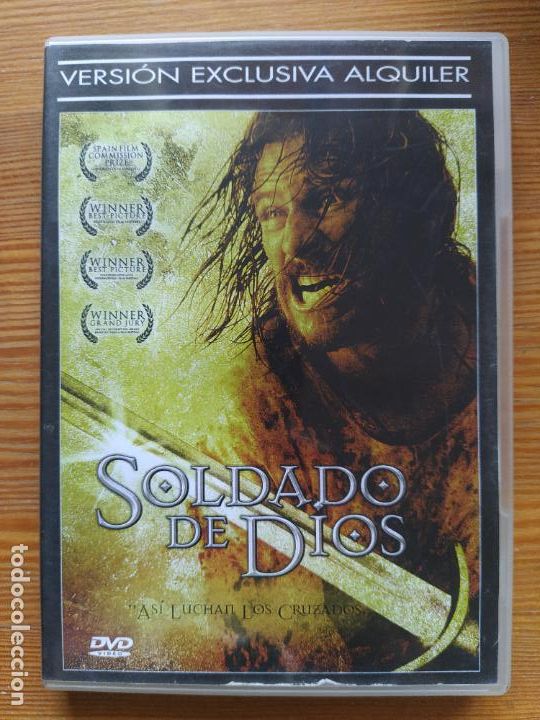 Cin&eacute;ma: DVD SOLDADO DE DIOS - EDICION DE ALQUILER - CARATULA FOTOCOPIADA (018)