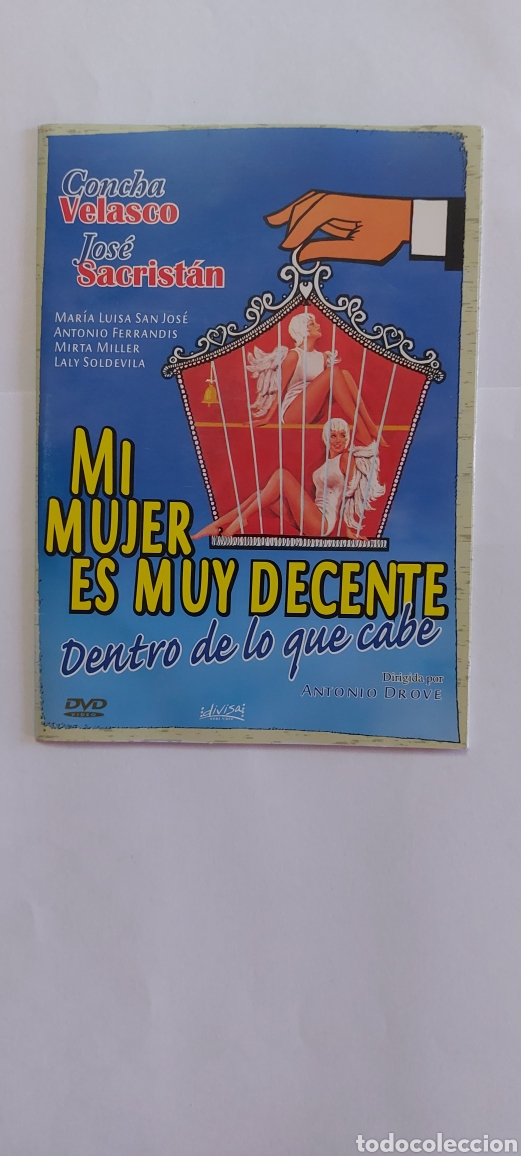 Cine: DVD Mi Mujer es muy decente -Concha Velasco-