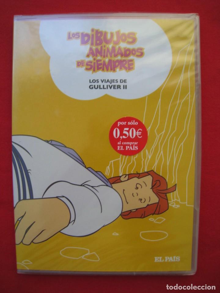 Cine: LOS DIBUJOS ANIMADOS DE SIEMPRE - LOS VIAJES DE GULLIVER II - DVD - PRECINTADO.