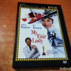 Cine: MY FAIR LADY DVD DEL AÑO 2002 SNAPCASE CLASICOS EN DVD AUDREY HEPBURN REX HARRISON. Lote 359620385