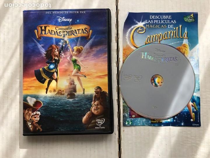 Cine: CAMPANILLAS HADAS Y PIRATAS - DISNEY SPIN OFF PETER PAN - PELICULA DVD