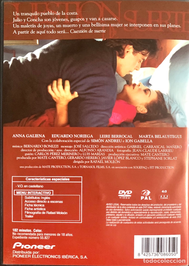 Cine: Cuesti&oacute;n de Suerte DVD - Foto 2