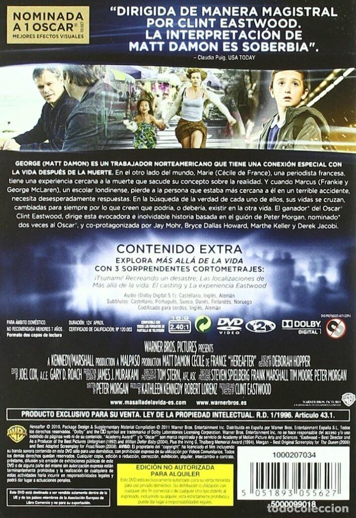 Cine: !!! DVD - MAS ALLA DE LA VIDA - Foto 2