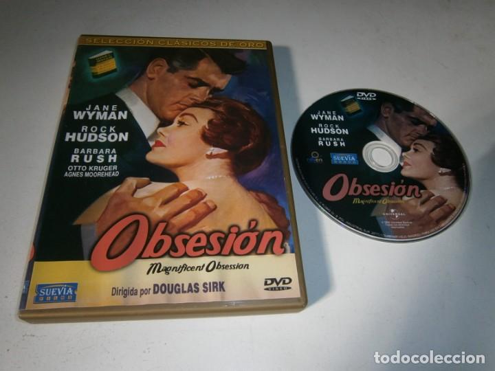 Cine: OBSESION DVD INCLUYE LIBRETO JANE WYMAN ROCK HUDSON BARBARA RUSH DOUGLAS SIRK