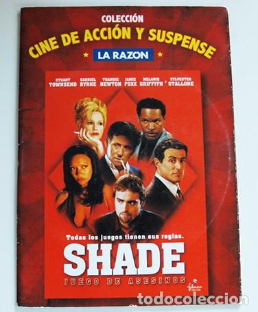 Cine: SHADE JUEGO DE ASESINOS DVD PEL&Iacute;CULA SUSPENSE STALLONE NEWTON GRIFFITH FOXX - TIMADORES P&Oacute;QUER POKER