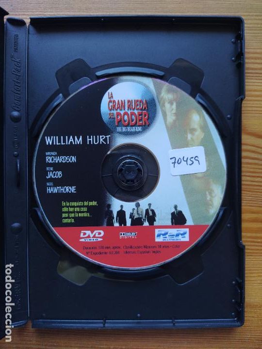 Cine: DVD LA GRAN RUEDA DEL PODER - WILLIAM HURT (1T) - Foto 2