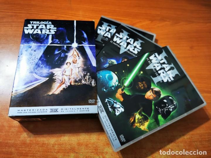 Cine: STAR WARS Trilogia EDICION MASTERIZADA 3 DVD LA GUERRA DE LAS GALAXIAS CAJA A&Ntilde;O 2005 - IV - V - VI
