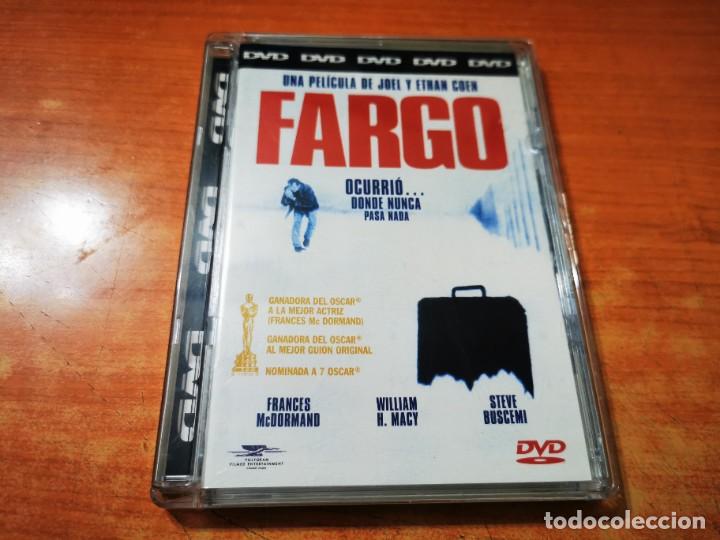 Cinema: FARGO DVD DEL A&Ntilde;O 1996 ESPA&Ntilde;A CAJA PLASTICO TRANSPARENTE JOEL COEN Y ETHAN COEN FRANCES McDORMAND