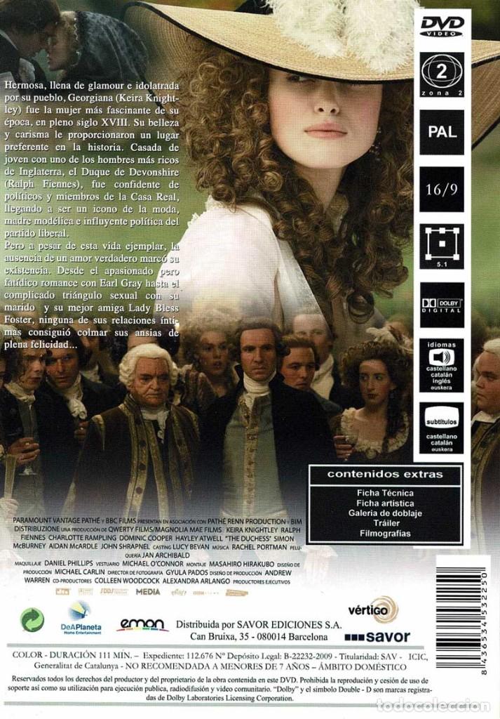 Cine: La Duquesa. DVD - Foto 2