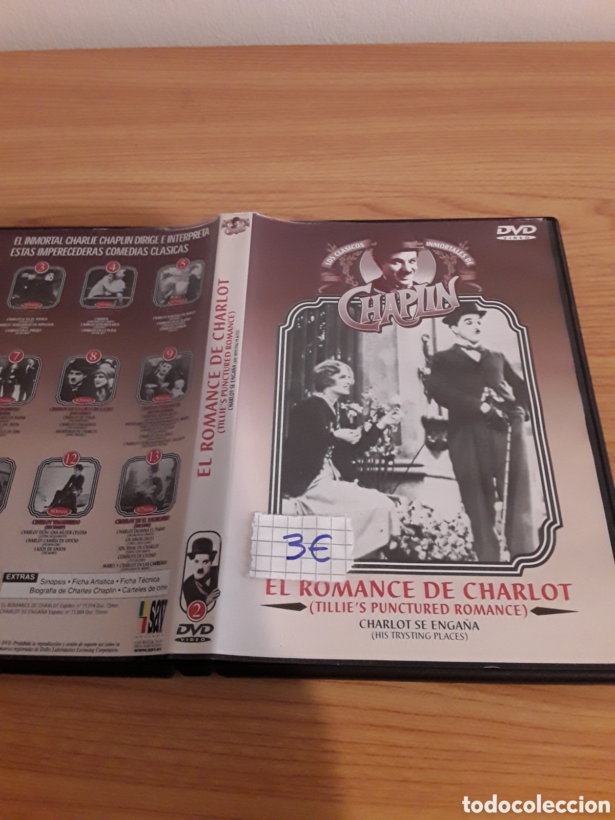 Cine: Chaplin El romance de Charlot Dvd pelicula