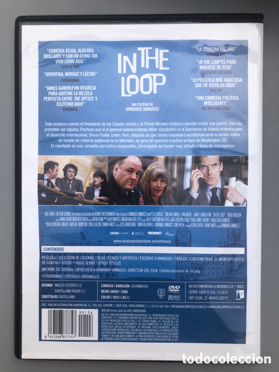 Cine: Pel&iacute;cula DVD In the Loop - Foto 2