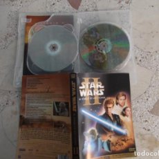 Cine: DVD, STAR WARS II, EL ATAQUE DE LOS CLONES, MASTERIZADA DIGITALMENTE, 2 DVD ,PAL,. Lote 363737235