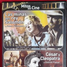 Cine: LAS MINAS DEL REY SALOMÓN / CÉSAR Y CLEOPATRA. Lote 363786025