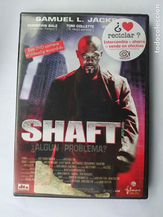 Cinema: SHAFT. SAMUEL L. JACKSON. DVD. TDKV112
