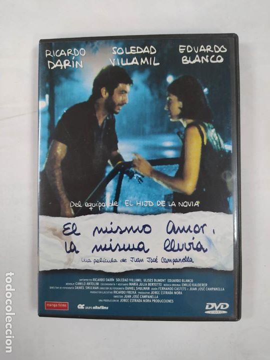 Cinema: EL MISMO AMOR, LA MISMA LLUVIA. DVD. TDKV117