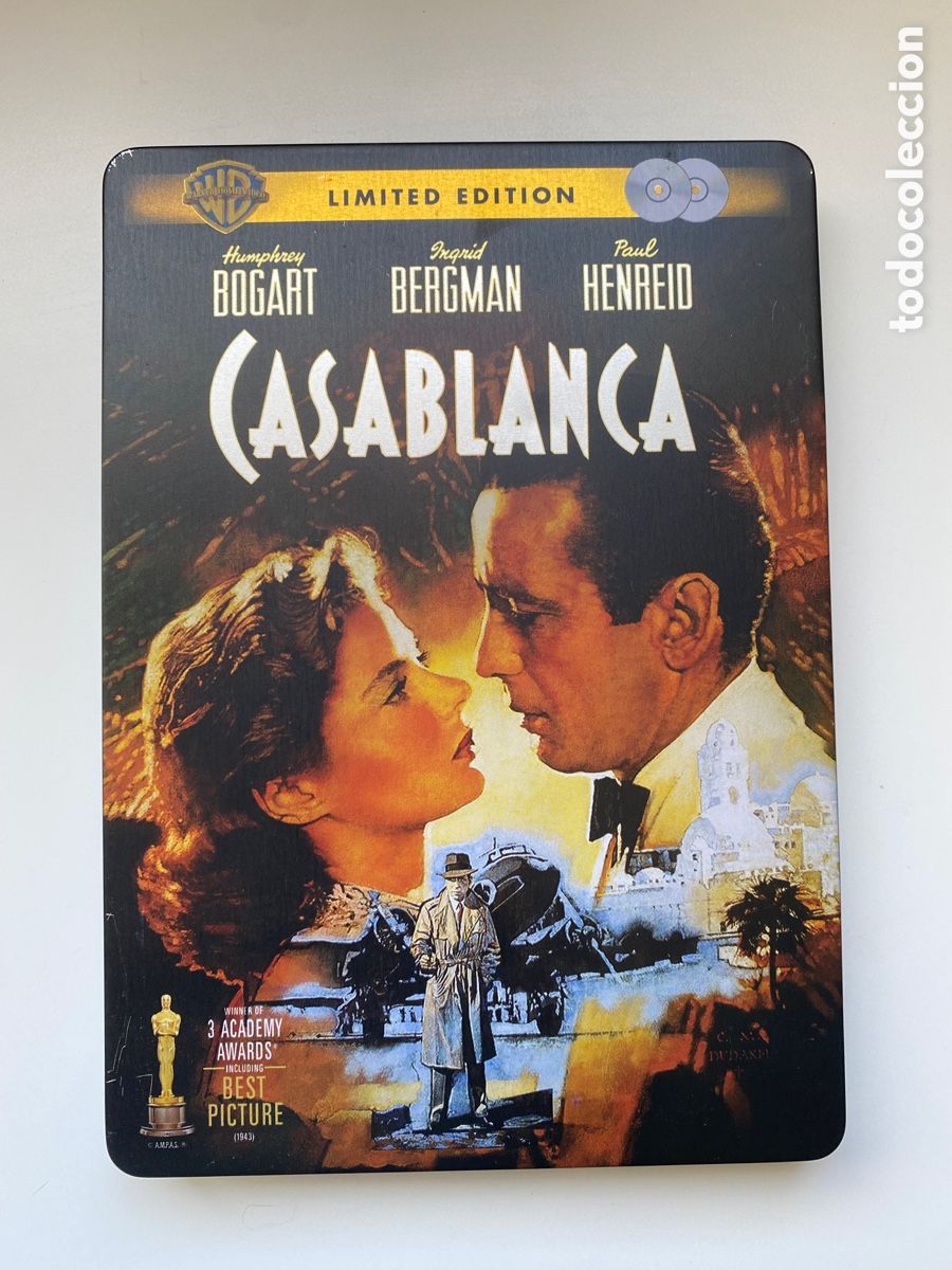 Cine: Casa Blanca . Edici&oacute;n limitada . Met&aacute;lica . DVD