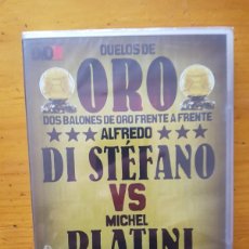 Cine: DVD - DI STÉFANO VS MICHEL PLATINI - DUELOS DE ORO DOS BALONES DE ORO FRENTE A FRENTE *PRECINTADO*. Lote 365705291