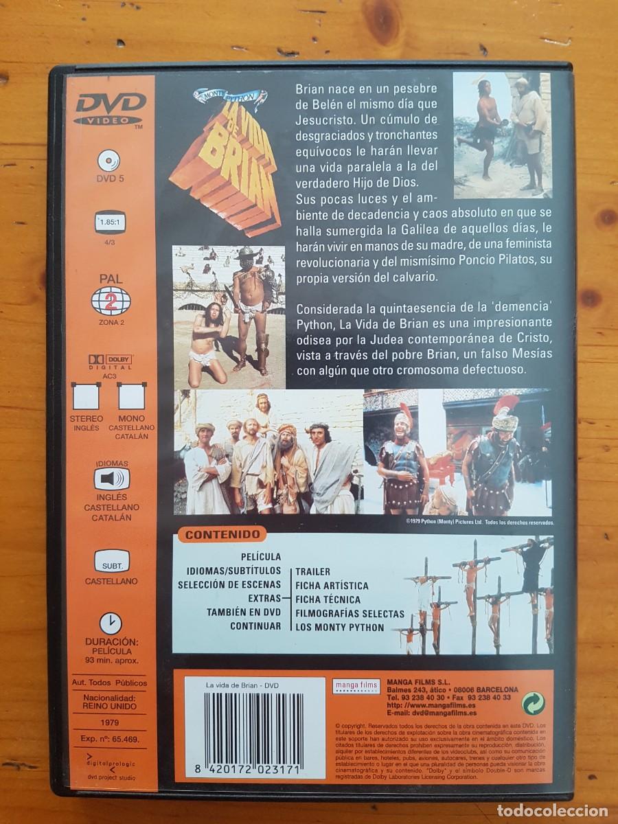 Cine: DVD - LA VIDA DE BRIAN - MONTY PYTHON. - Foto 2