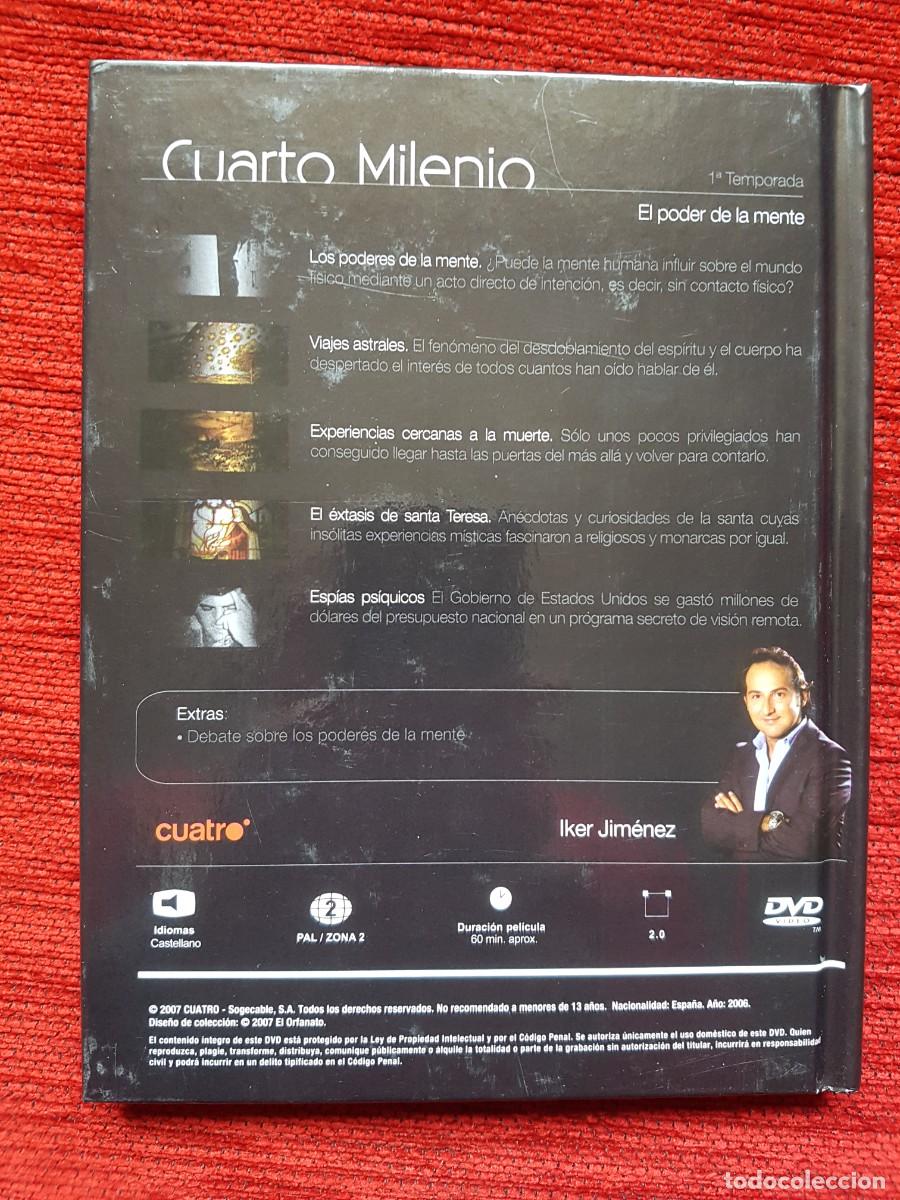Cine: LIBRO + DVD - IKER JIM&Eacute;NEZ CUARTO MILENIO - EL PODER DE LA MENTE. - Foto 2