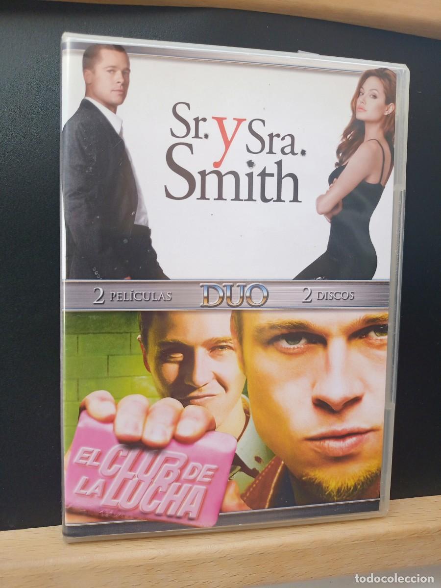 Cinema: SR Y SRA SMITH + EL CLUB DE LA LUCHA. LOTE 2 PEL&Iacute;CULAS EN DVD EN ESTUCHE DOBLE.