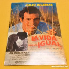 Cine: JULIO IGLESIAS LA VIDA SIGUE IGUAL DVD NUEVO PRECINTADO. Lote 365926596