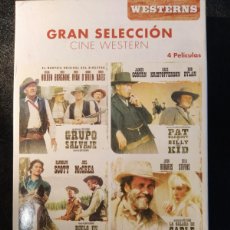 Cine: PACK GRAN SELECCION CINE WESTERN - 4 DVD. Lote 366323641