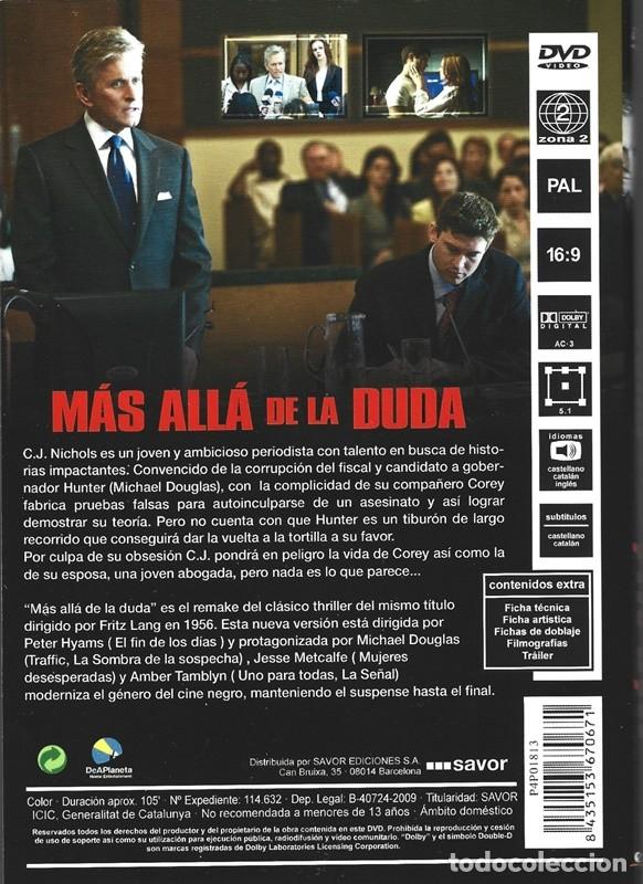 Cine: M&Aacute;S ALL&Aacute; DE LA DUDA MICHAEL DOUGLAS - Foto 2