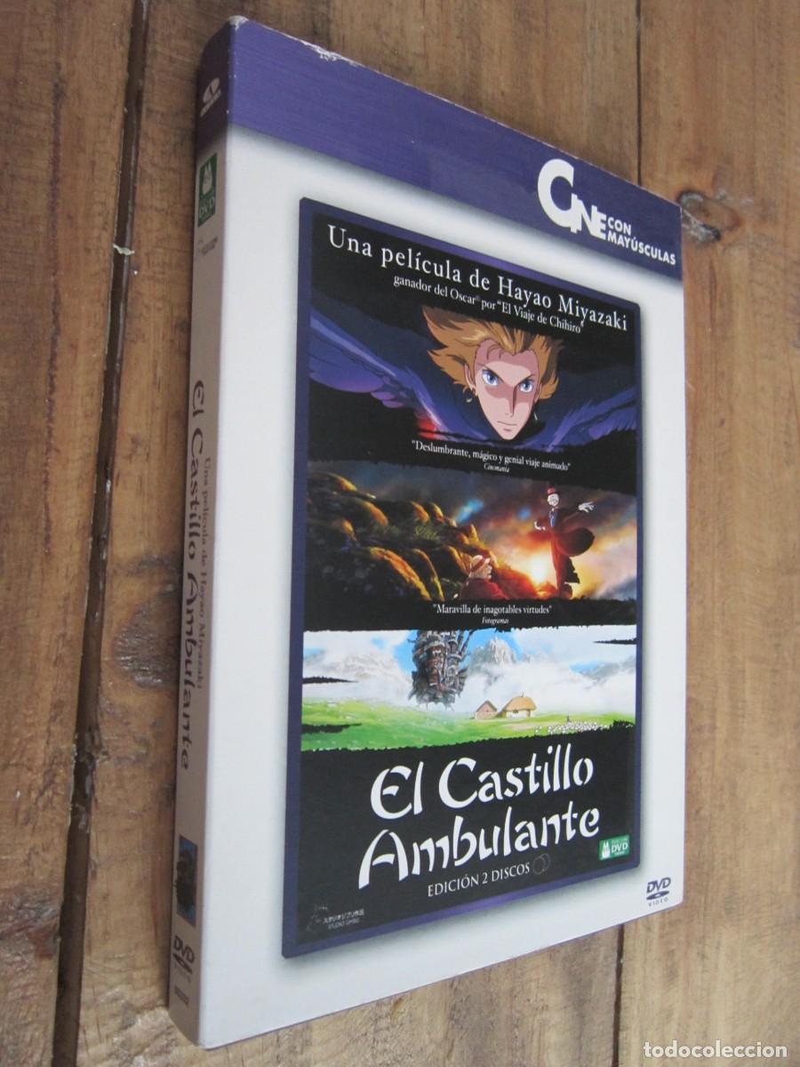 Cine: EL CASTILLO AMBULANTE. HAYAO MIYAZAKI. STUDIO GHIBLI. DVD MUY BUEN ESTADO EDICI&Oacute;N 2 DISCOS