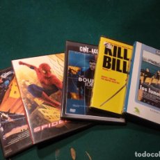 Cine: KILL BILL 1 + LA VIDA DE BRIAN + SPIDER-MAN + LOS LUNES AL SOL + EL CASO BOURNE - LOTE 5 DVD'D. Lote 366666426