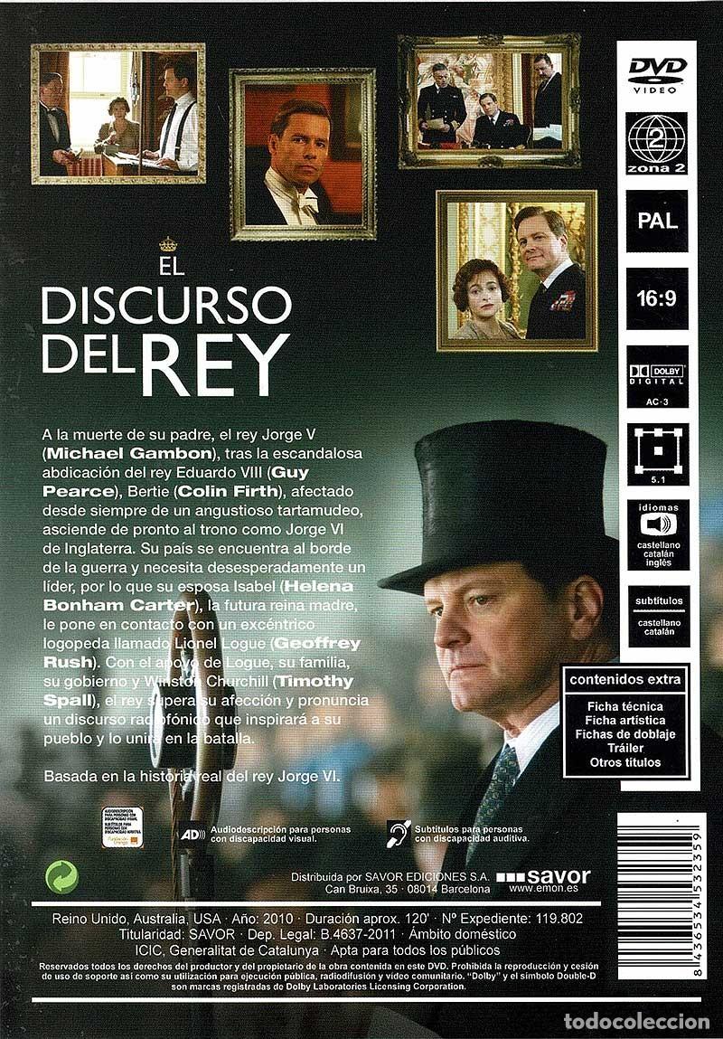 Cine: El discurso del rey. DVD - Foto 2