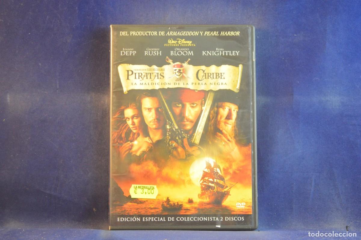 Cine: PIRATAS DEL CARIBE: LA MALDICI&Oacute;N DE LA PERLA NEGRA - 2 DVD