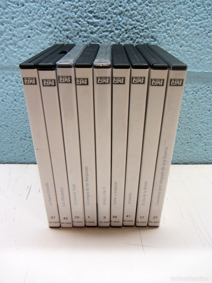 Cinema: Colecci&oacute;n Un pa&iacute;s de cine. 9 Dvds. Ver t&iacute;tulos en las fotograf&iacute;as.