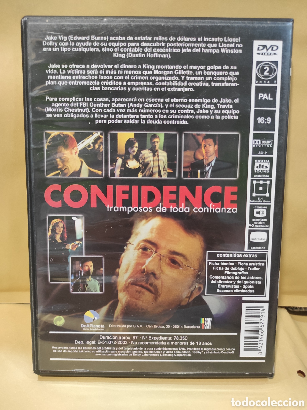Cine: CONFIDENCE - DVD SEMINUEVO - Foto 2