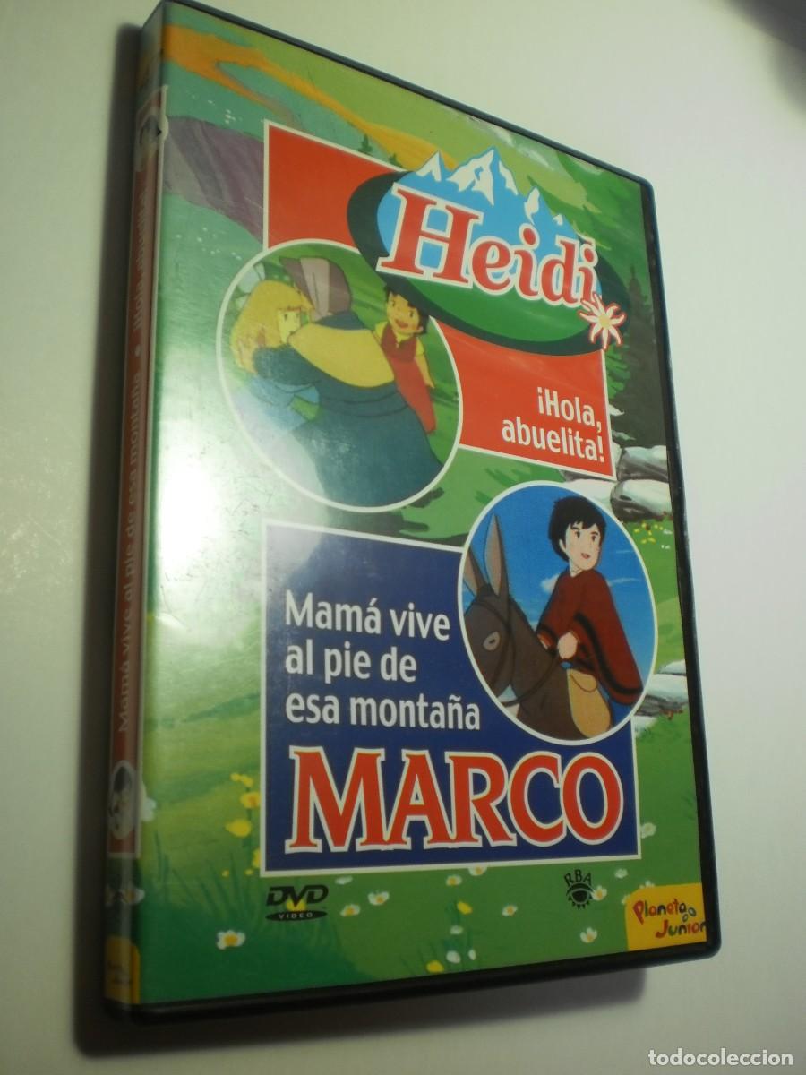 Cine: dvd 47 heidi hola abuelita. marco mam&aacute; vive al pier de esa monta&ntilde;a (buen estado)