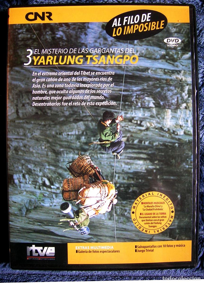 Cine: AL FILO DE LO IMPOSIBLE N&ordm; 3 - EL MISTERIO DE LAS GARGANTAS DEL YARLUNG TSANGPO - EN DVD.