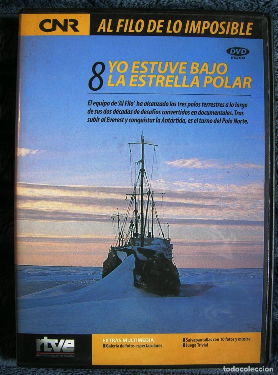 Cine: AL FILO DE LO IMPOSIBLE N&ordm; 8 - YO ESTUVE BAJO LA ESTRELLA POLAR. EL POLO NORTE - EN DVD.