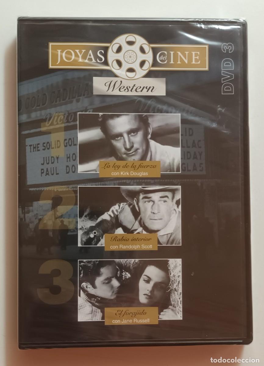 Cine: DVD - JOYAS DEL CINE 3 - WESTERN - LA LEY DE LA FUERZA / RABIA INTERIOR / EL FORAGIDO * PRECINTADO