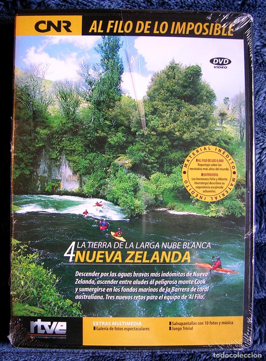 Cine: AL FILO DE LO IMPOSIBLE N&ordm;4 - LA TIERRA DE LA LARGA NUBE BLANCA, NUEVA ZELANDA - EN DVD CON PRECINTO