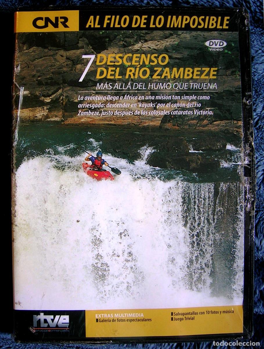 Cine: AL FILO DE LO IMPOSIBLE N&ordm;7 - DESCENSO DEL RIO ZAMBEZE, MAS ALLA DEL HUMO - EN DVD CON PRECINTO.