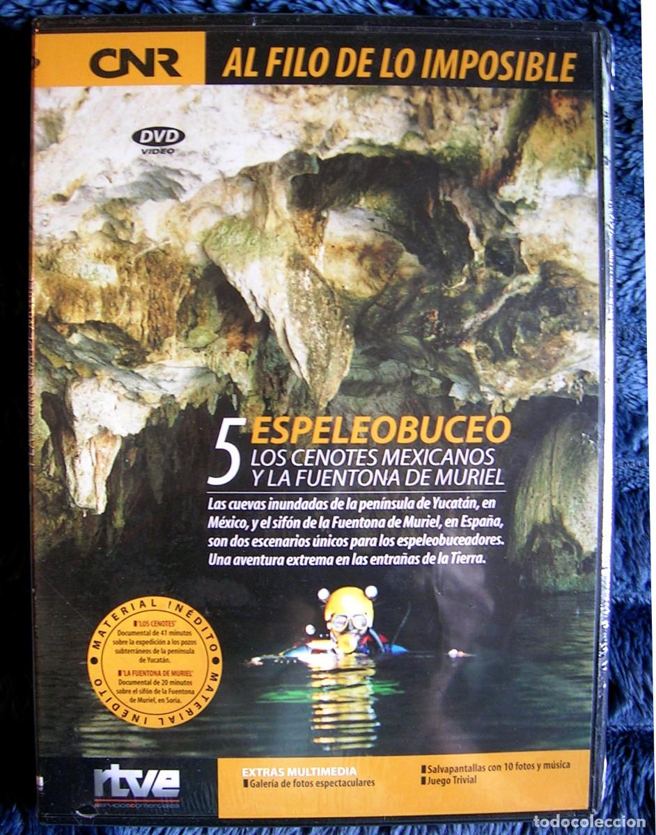 Cine: AL FILO DE LO IMPOSIBLE N&ordm;5 - ESPELEOBUCEO, CENOTES MEXICANOS Y FUENTE DE MURIEL - DVD CON PRECINTO.