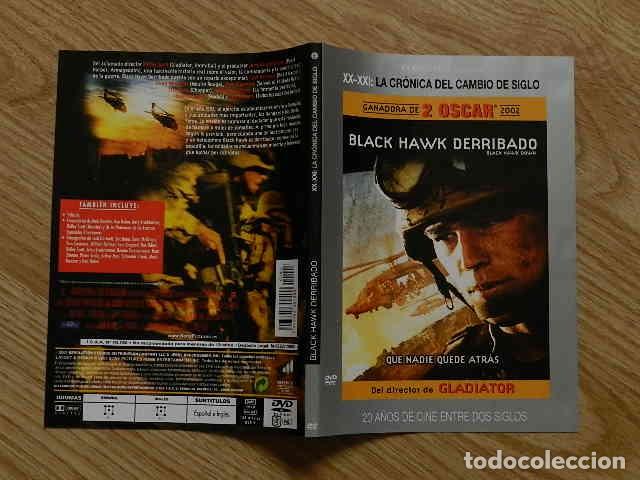 Cinema: Car&aacute;tula del DVD Black hawk derribado El mundo XX-XXI La cr&oacute;nica del cambio de siglo