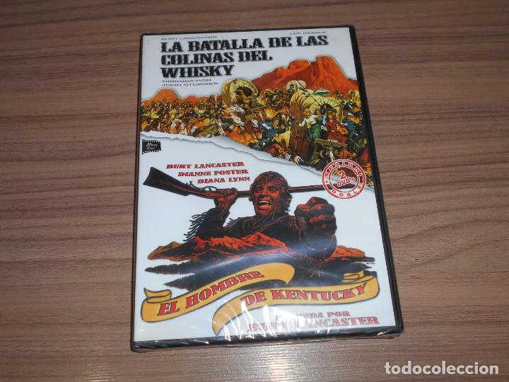 Cine: LA BATALLA DE LAS COLINAS DEL WHISKY + EL HOMBRE DE KENTUCKY Edicion Especial 2 DVD Nueva PRECINTADA