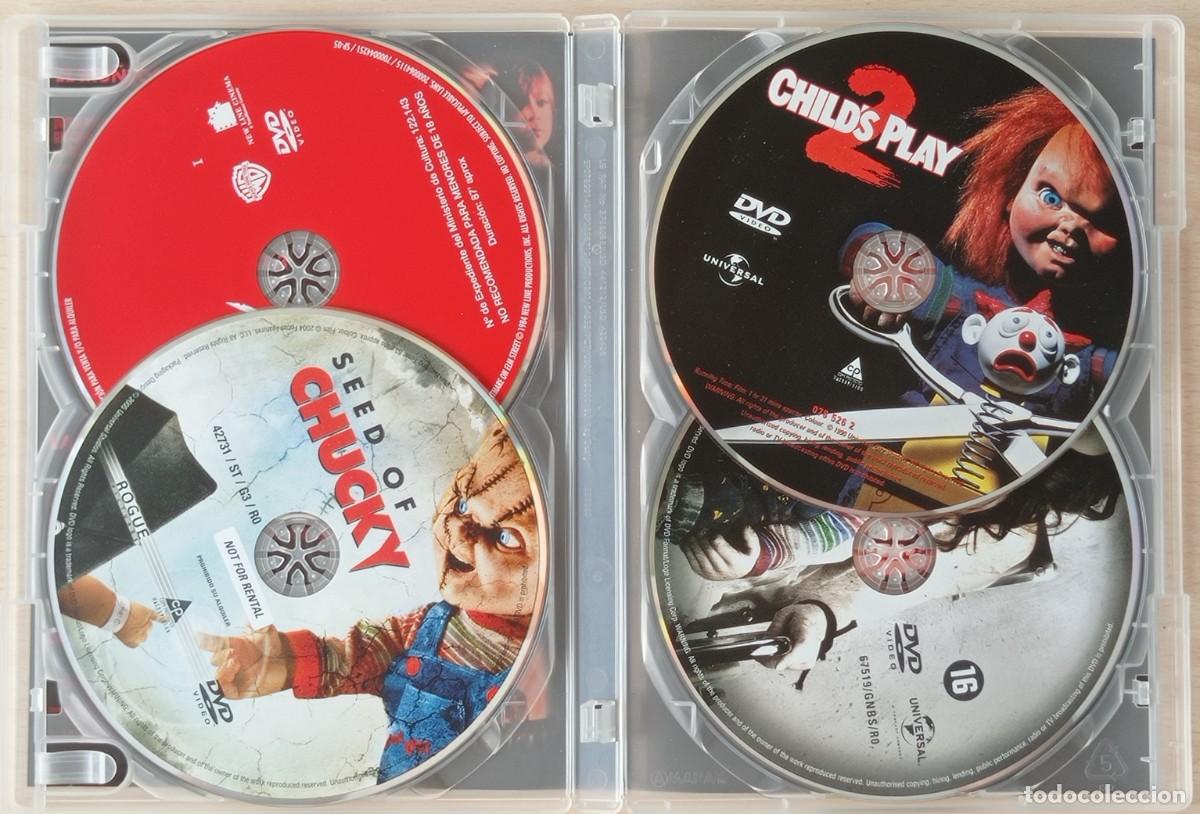 pack chucky 4 peliculas (muñeco diabolico 2 y 3 - Compra venta en  todocoleccion